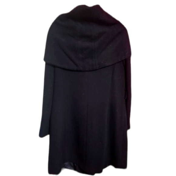 Cole Haan Queen Ann Collar Wool Blend Cape Coat - Picture 6 of 6